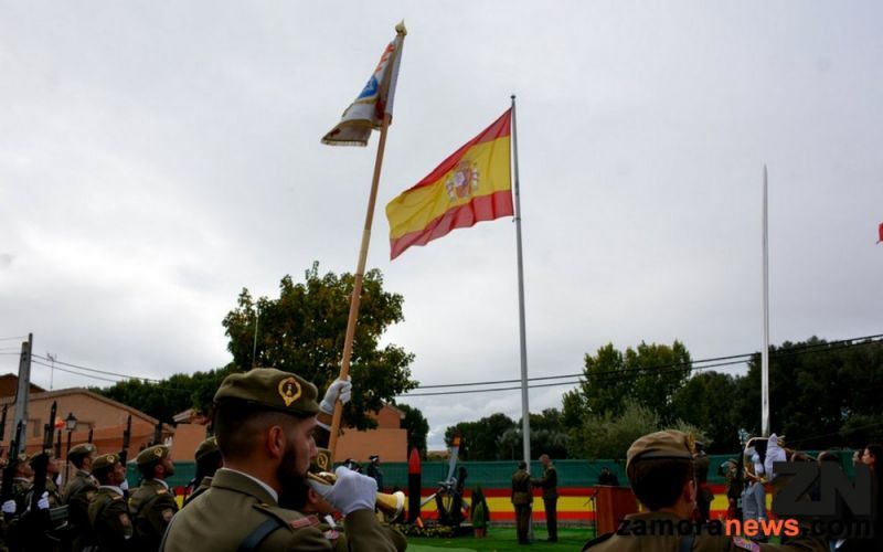 La localidad de Venialbo se engalana para homenajear el 175 aniversario de la bandera de España
