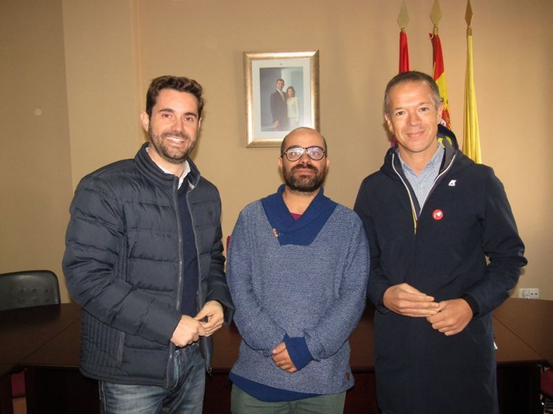 Eduardo Folgado, Antidio Fagúnde y Ander Gil | Foto PSOE