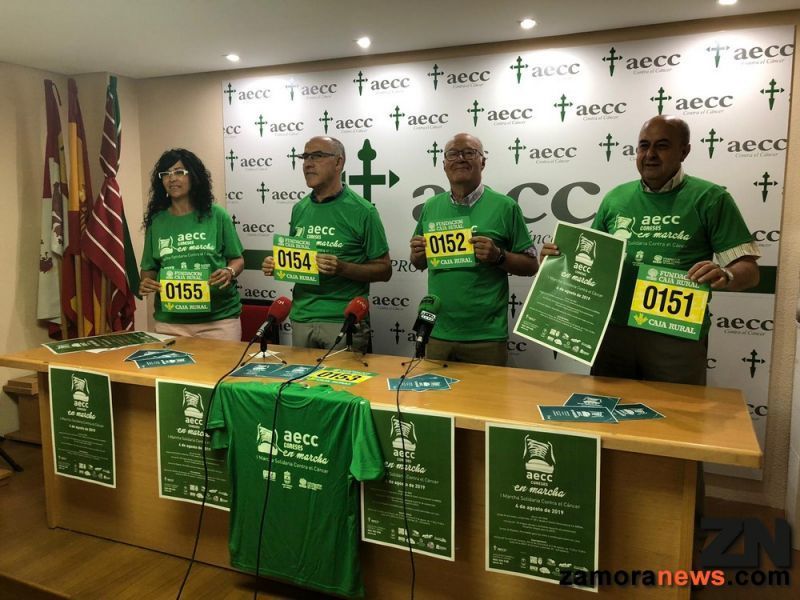 El verde será protagonista en la Primera Marcha nocturna en Coreses de la AECC Zamora