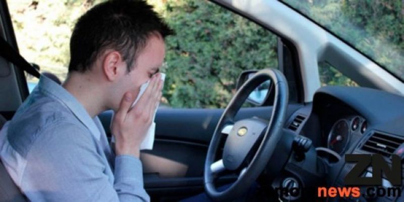 Precaución al volante para los alérgicos