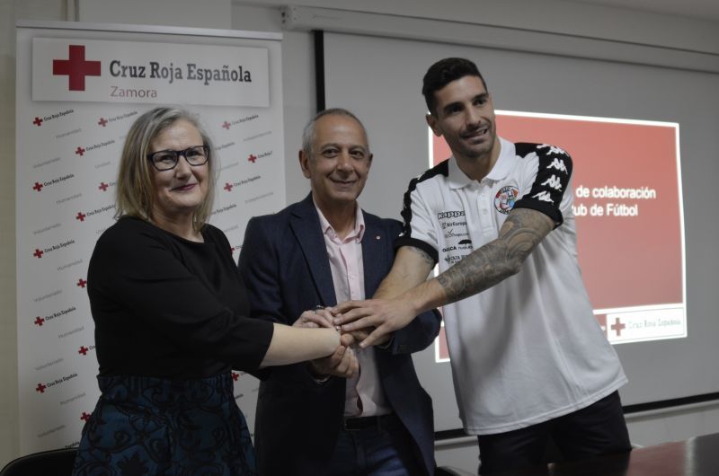 Cruz Roja y Zamora C.F firman un convenio de colaboración con el que 80 niños y niñas podrán asistir al Ruta de la Plata