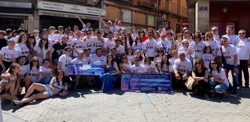 Éxito de participación en el II Certamen de Bandas Ciudad de Benavente, la BMZ fue tercera y Manuel Alejandro su director el mejor de los 10 que participaron