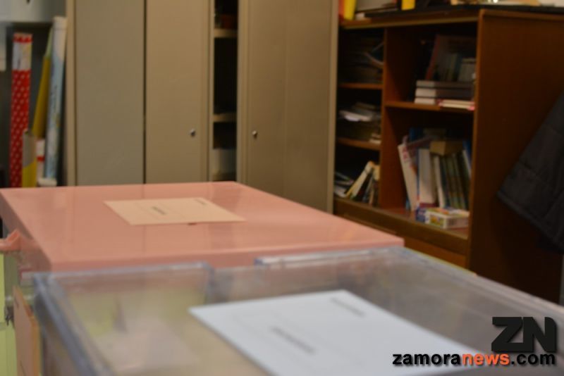 Cae la participación en Zamora un 6% por debajo en relación a las elecciones del 28 abril