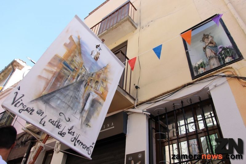Alegría tracción y convivencia en el undécimo aniversario de la Virgen de los Herreros en Zamora