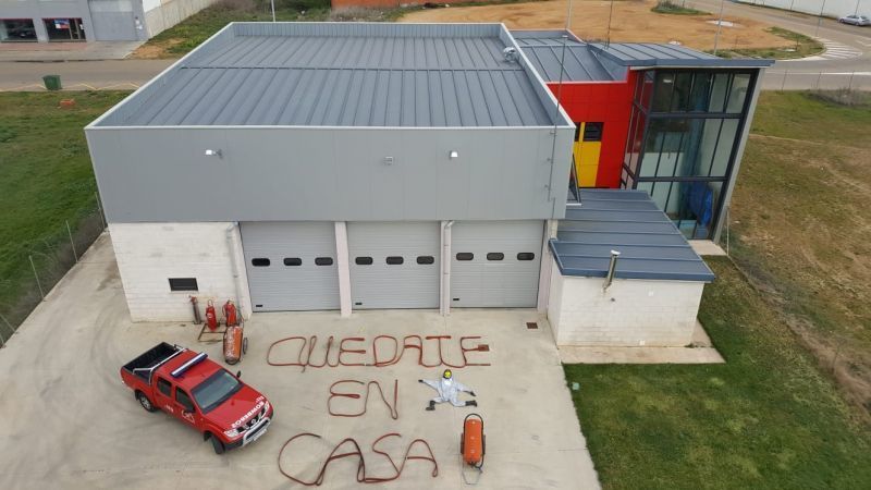 Los Bomberos de Benavente mandan un mensaje a la ciudadanía