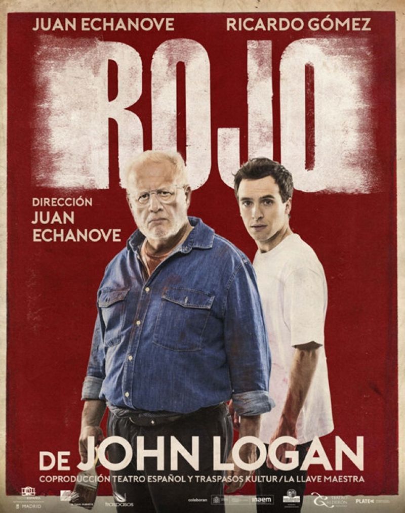 La representación de "Rojo", protagonizada por Juan Echanove y Ricardo Gómez en el Principal se aplaza al domingo 10 ante la huelga del 8M