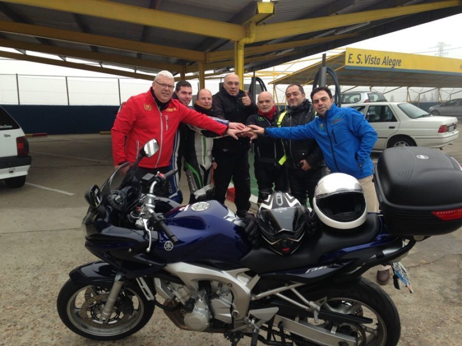 Miembros de la Asociación Motociclista Zamorana.