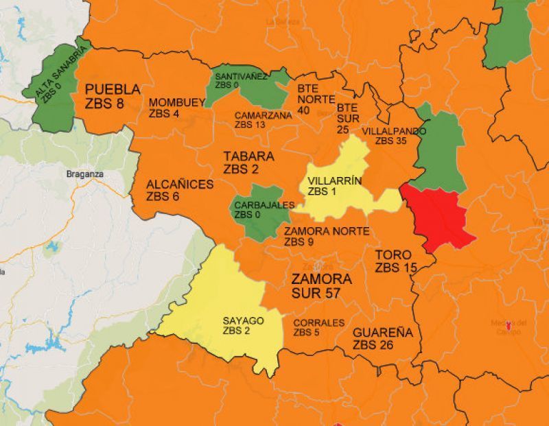 En octubre estaba claro curva ascendente y confinamiento de nuevo, Zamora en datos de abril