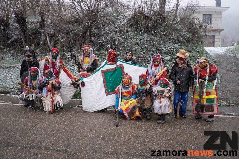 La Talanquera o Visparra entre la nieve y el frío en San Martín de Castañeda