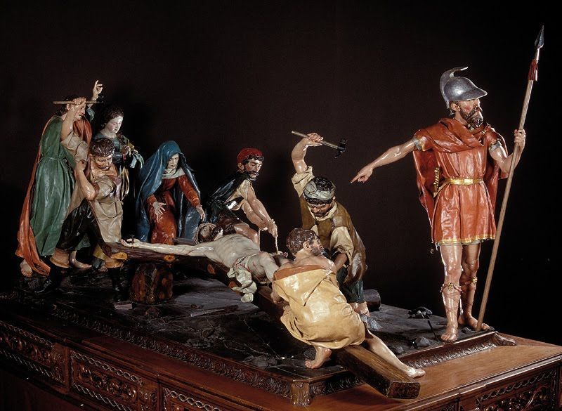 El paso de la Crucifixión ya viajó a Madrid con motivo de la visita del Papa a España