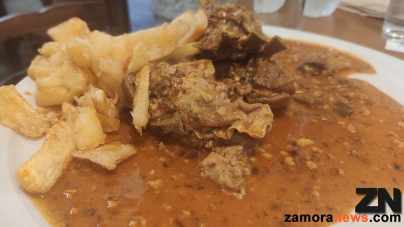 Cordero de los Arribes que quitas el pecado en el Restaurante España