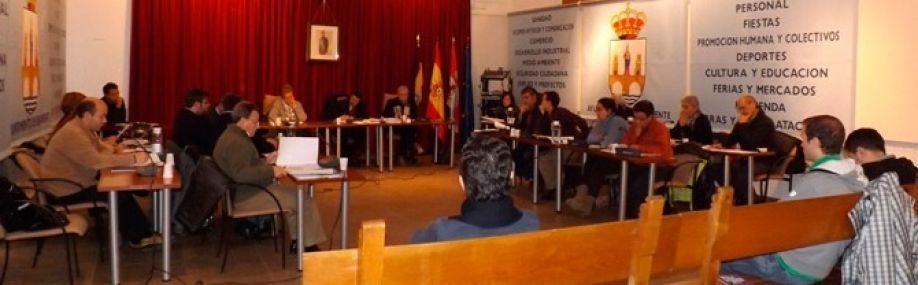 Un momento del Pleno Municipal de Benavente. (Foto: Intervenavente)