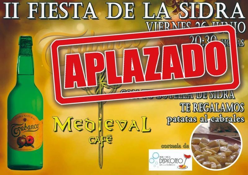 El Medieval decide aplazar su Fiesta de la Sidra por responsabilidad