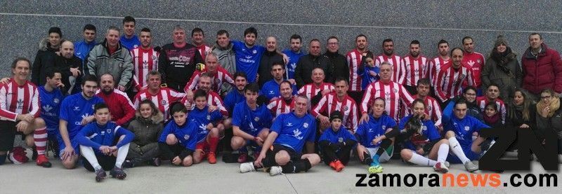 La familia de los Veteranos del Zamora CF mantiene la tradición de despedir el año juntos