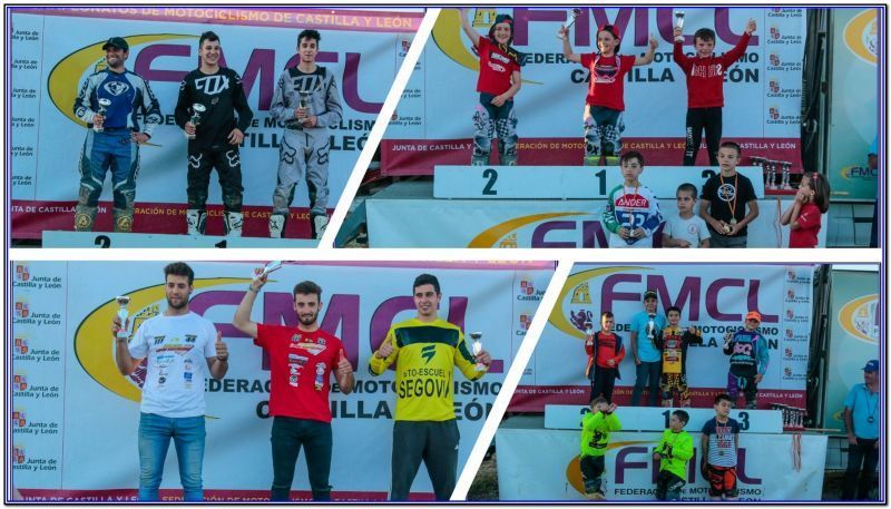 Los aficionados al mundo de las dos ruedas disfrutan en Fuentesaúco de una gran carrera de Moto Cross