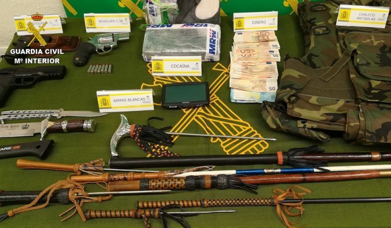 La Guardia Civil de Zamora desarticula y detiene a 13 personas de grupo criminal dedicado al tráfico de drogas y robos con violencia en domicilios