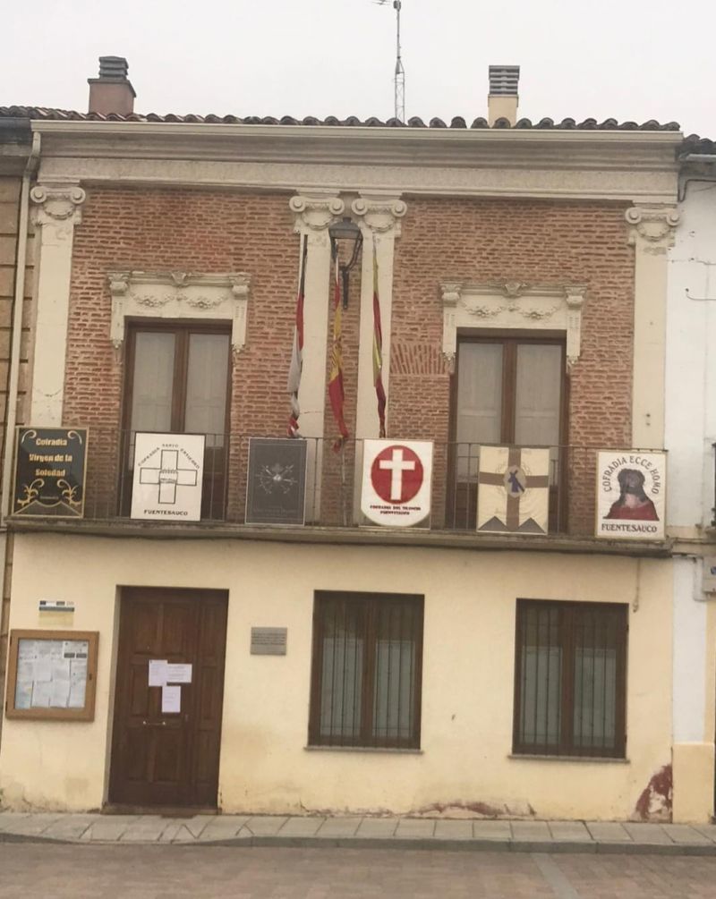 Imagen de los reposteros de Fuentesaúco. Foto cedida por el alcalde del municipio