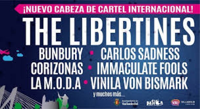 Este viernes en Valladolid arranca Conexión Valladolid Festival, Bunbury, The Libertines, Immaculate Fools, La M.O.D.A., Corizonas o Carlos Sadness, en dos días