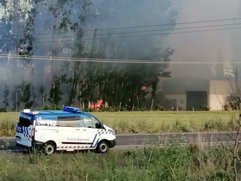 Conato de incendio en las afueras de Zamora dirección Monfarracinos