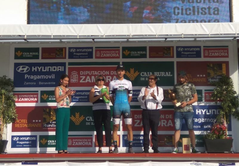 En la segunda etapa de la Vuelta a Zamora 2018, José Antonio García fue el más rápido