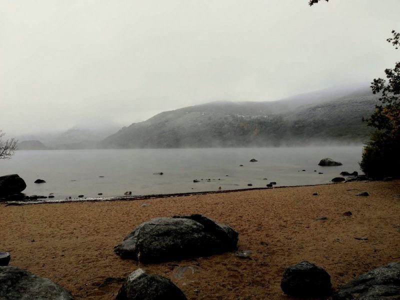 Sanabria arriba nieve abajo niebla y lluvia