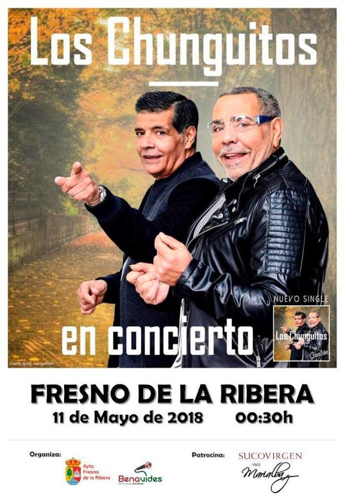 Los míticos Chunguitos actuarán el próximo 11 de mayo en Fresno de la Ribera