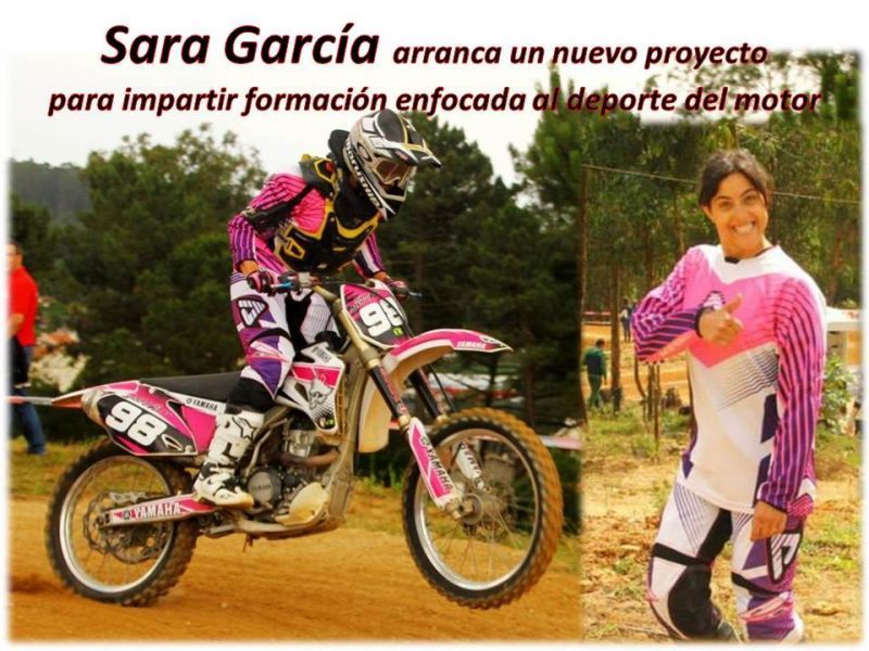 Sara García arranca un nuevo proyecto para impartir formación enfocada al deporte del motor