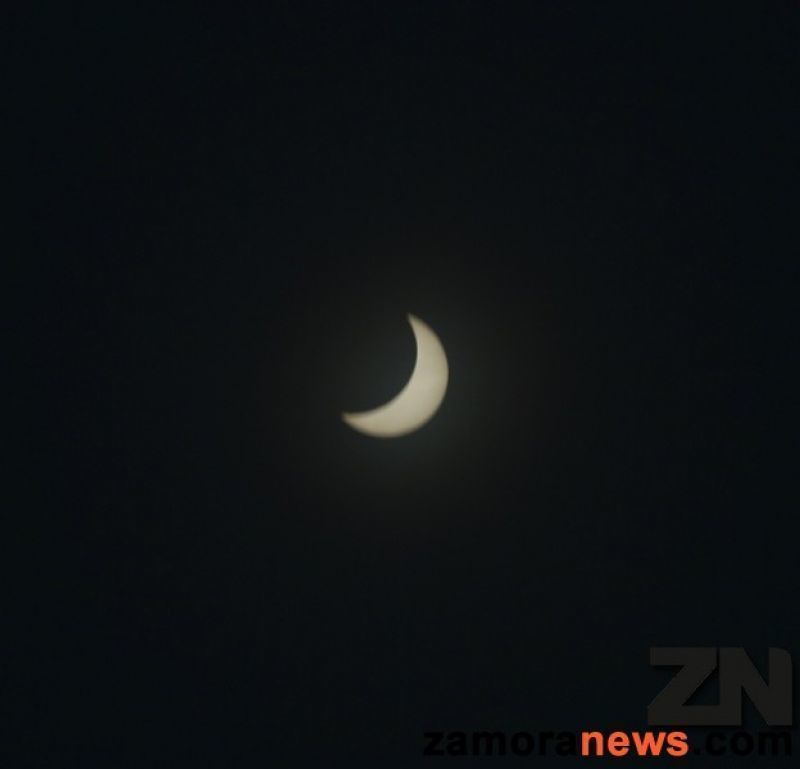 Imagen del eclipse captada por Rafa Lorenzo