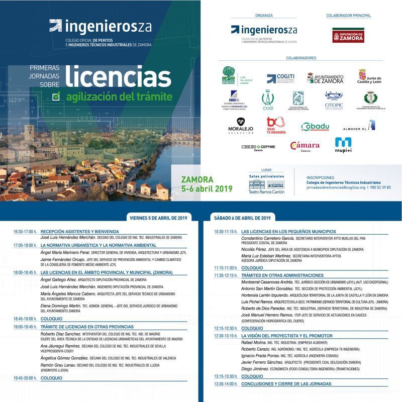 Primeras Jornadas Sobre Licencias y Agilización del Trámite