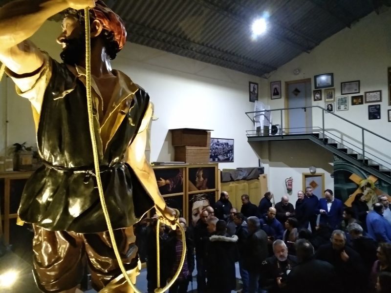 La Congregación realiza una intervención integral en el paso de "La Caída"