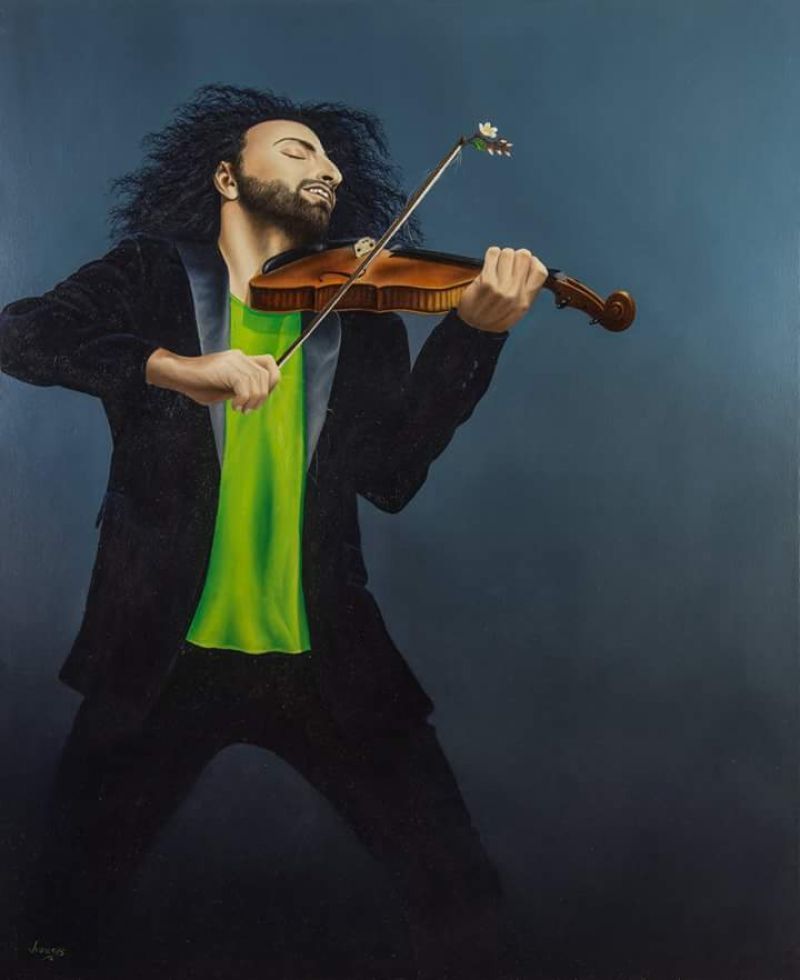 Exposición de pintura de Juan Carlos Camarero en la Alhóndiga
