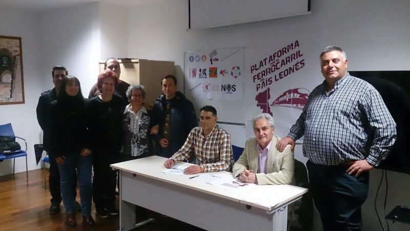 Varios colectivos crean la 'Plataforma por el Ferrocarril del País Leonés'