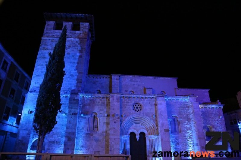La iglesia de Santiago del Burgo se iluminará esta noche de azul y verde con motivo del Día Mundial de la Hipertensión Intracraneal Idiopática
