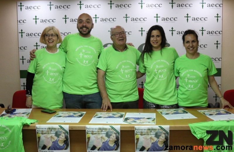 Baila contra el Cáncer con la camiseta verde y haz visible tu ayuda el 28 en la Plaza de la Marina