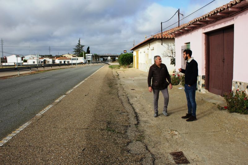 Villagodio contará próximamente con alumbrado público en el tramo de la travesía de la carretera N-122