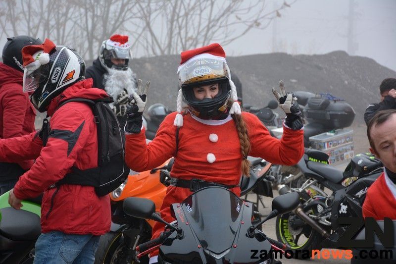 En un mes, guantes, casco, moto a punto y disfraz de Papa Noel para celebrar la III Papanoelada motera de Zamora
