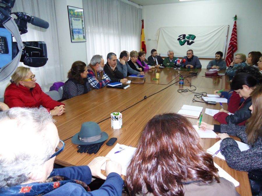 Integrantes de la Fave en una rueda de prensa.