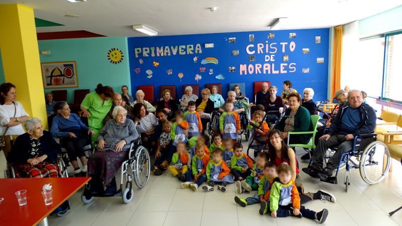 Primera jornada Intergeneracional en la Residencia el Coral de Morales del Vino