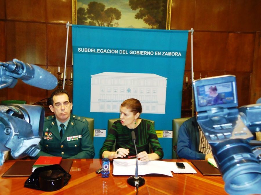 Balance del Plan Roca, esta mañana, en la Subdelegación del Gobierno.
