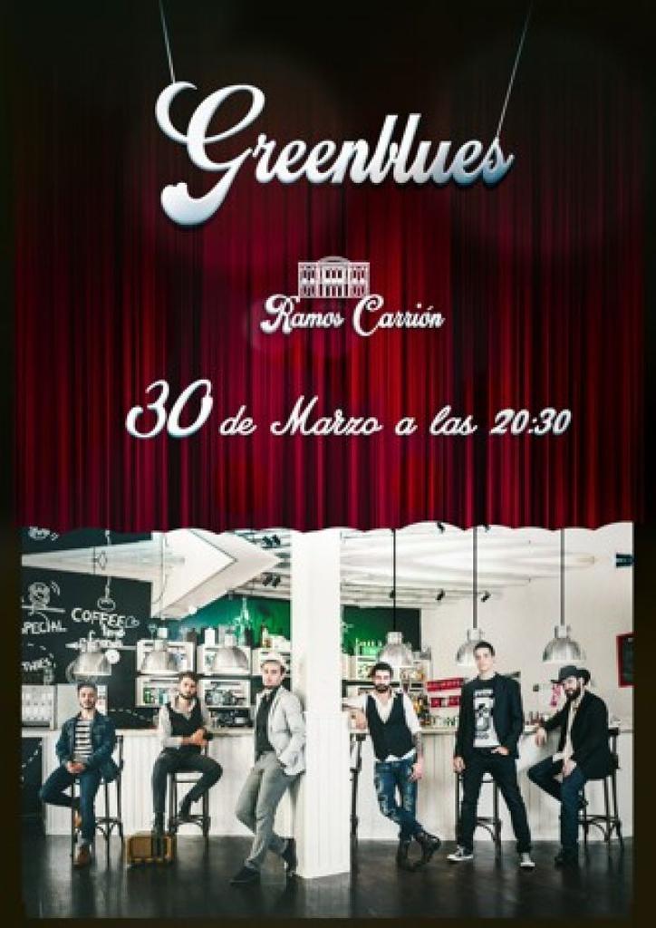 Greenblues este sábado en concierto a las 20:30 horas Teatro Ramos Carrión