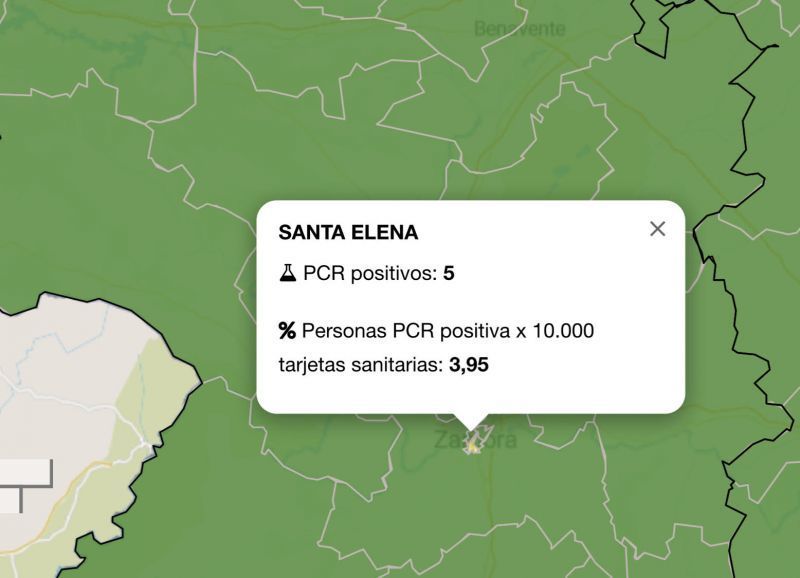 El mapa del coronavirus en Zamora I Mayo finaliza con la buena tendencia en las ZBS de la provincia