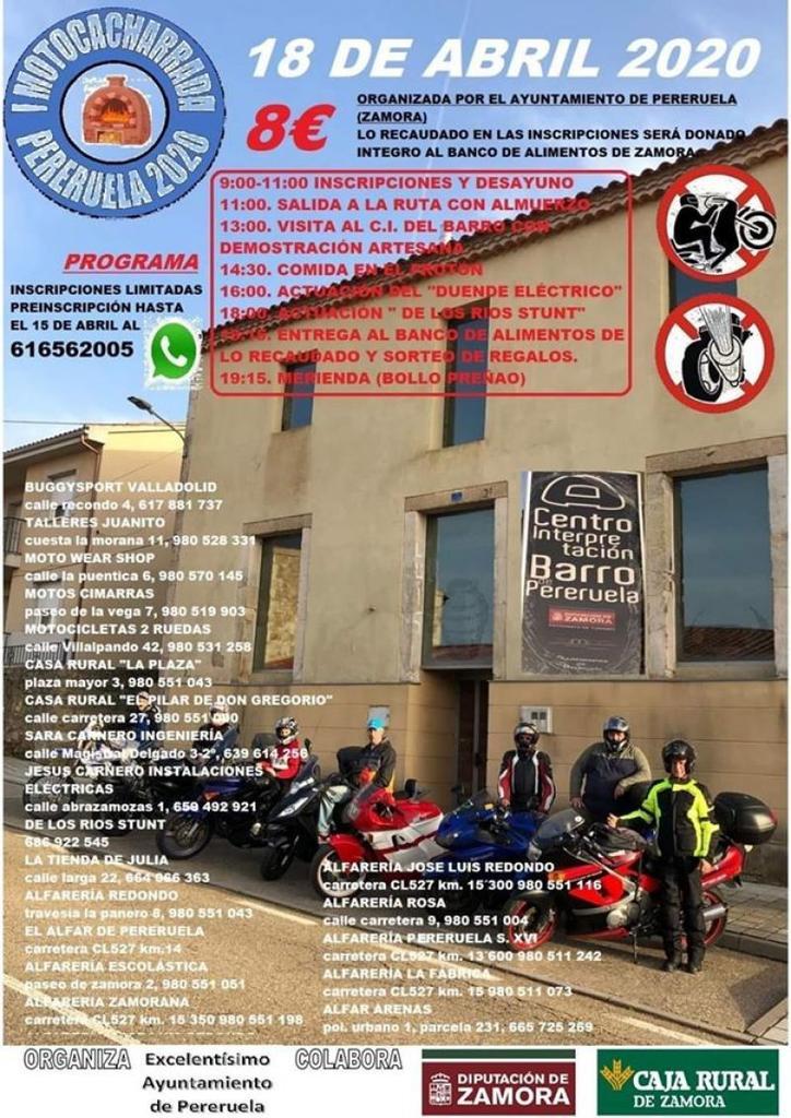 Por fin Sayago tiene concentración motera, "Motocacharrada 2020" llegará al pueblo el 18 de abril