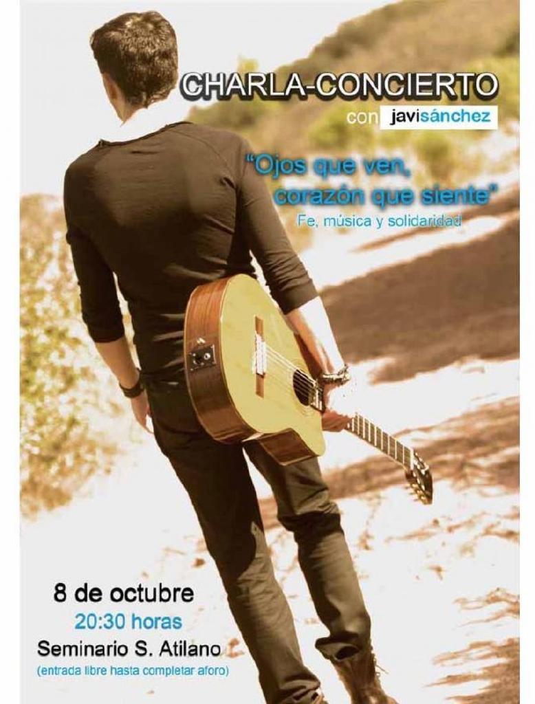 Cartel del concierto de Javier Sánchez