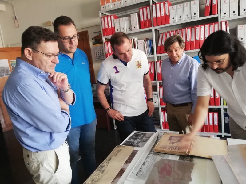 Francisco José Requejo, presidente de la Diputación de Zamora y el diputado de Educación y Cultura, Jesús María Prada, visitan la UNED
