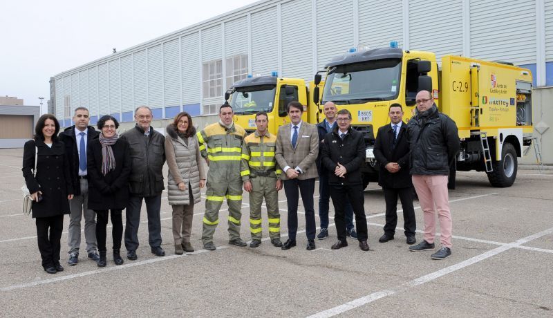 Dos nuevas autobombas para el servicio de Extinción de Incendios Forestales de Zamora