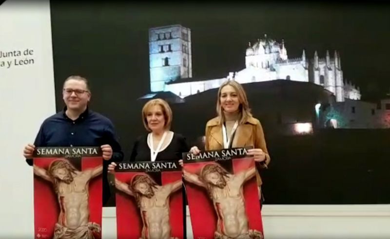 El vídeo spot de Óscar Antón sobre la Semana Santa de Zamora hace grande el stand de la Junta de Castilla y León