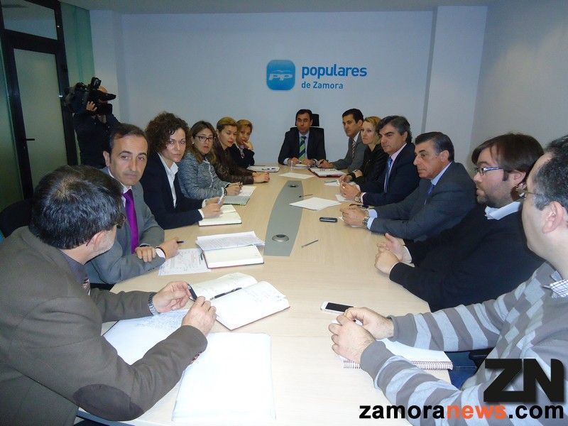Reunión del PP celebrada esta mañana.