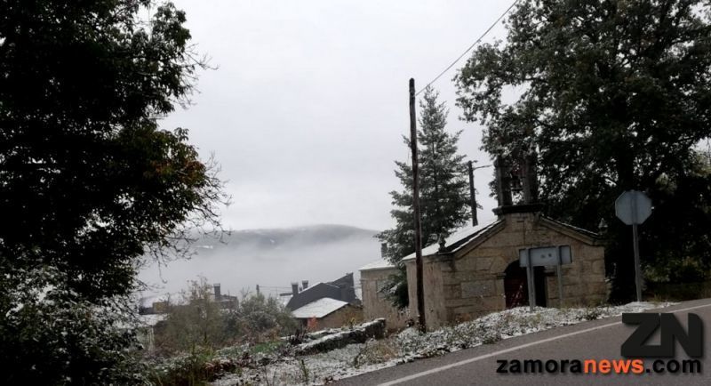Nieblas y nieve en Sanabria para la jornada de hoy viernes, Alerta amarilla por nieblas hasta mediodía