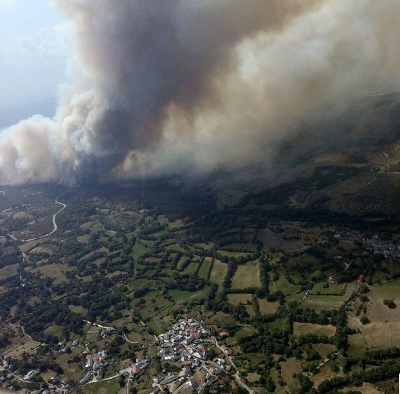 Solo acercarse asusta, las BRIF de Zamora Romeo 2 y Zulú1 y 2 en la Zona de Moimenta en la raya junto a Castromil y Hermisende