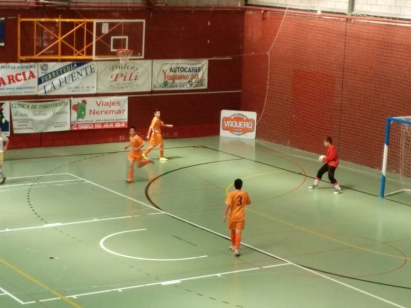 Un partido del Santa Cristina, campeón en categoría infantil.